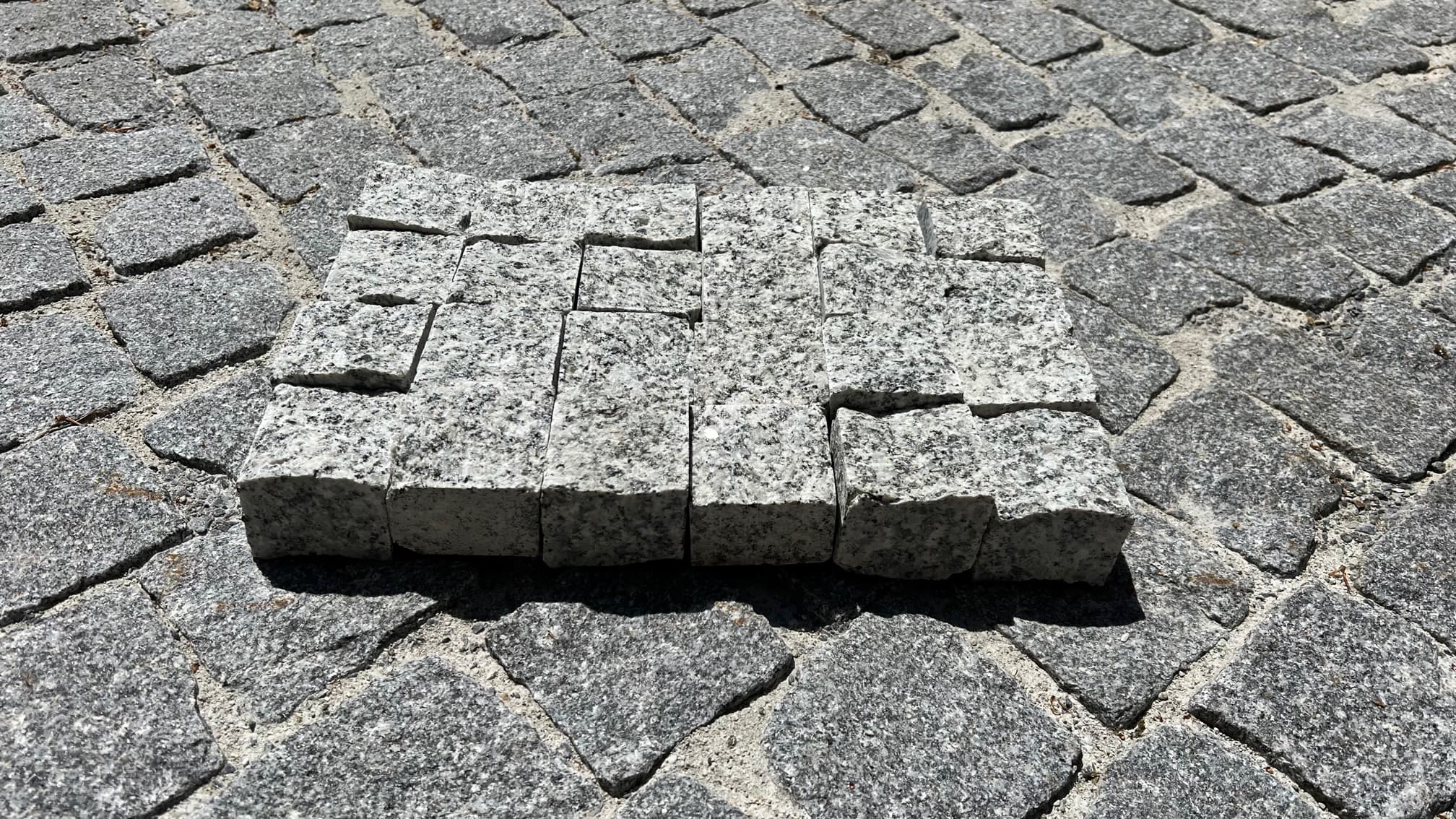 rezané dlažební kostky