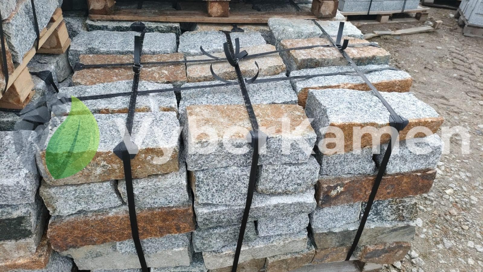 Žulové krajníky šedohnědá